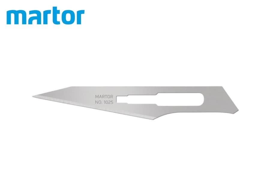 Скальпельное лезвие Martor № 1025 (упак. 10 шт) сталь 1025.50