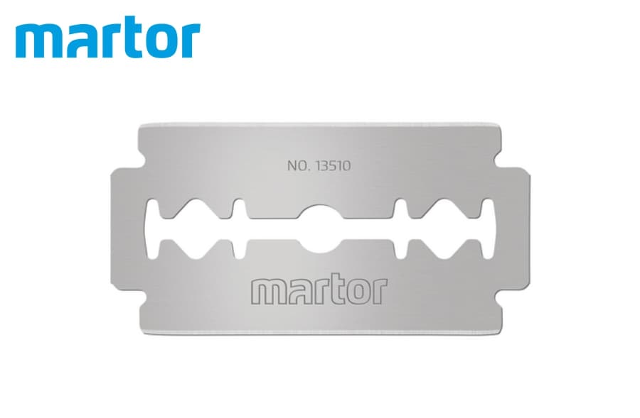 Промышленное лезвие Martor № 13510 (упак. 250 шт) нержавеющая сталь 13510.39