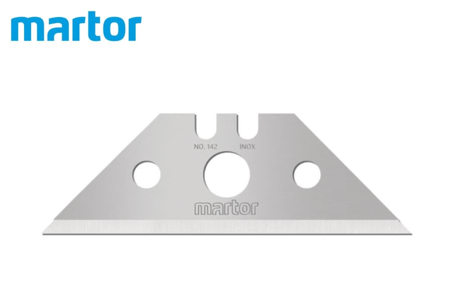 Трапециевидное лезвие Martor № 142 (упак. 10 шт) сталь 142.70