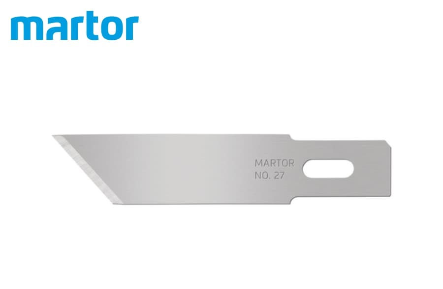 Лезвие для графических работ Martor № 27 (упак. 10 шт) сталь 27.50