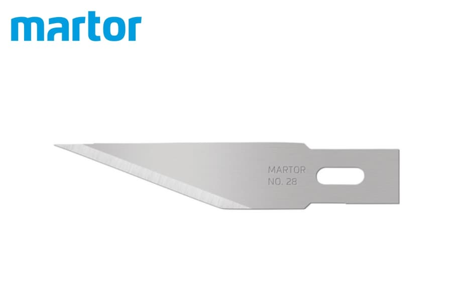 Лезвие для графических работ Martor № 28 (упак. 10 шт) сталь 28.50