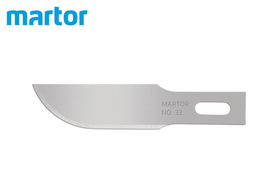 Выпуклое лезвие Martor № 33 (упак. 10 шт) сталь 33.50