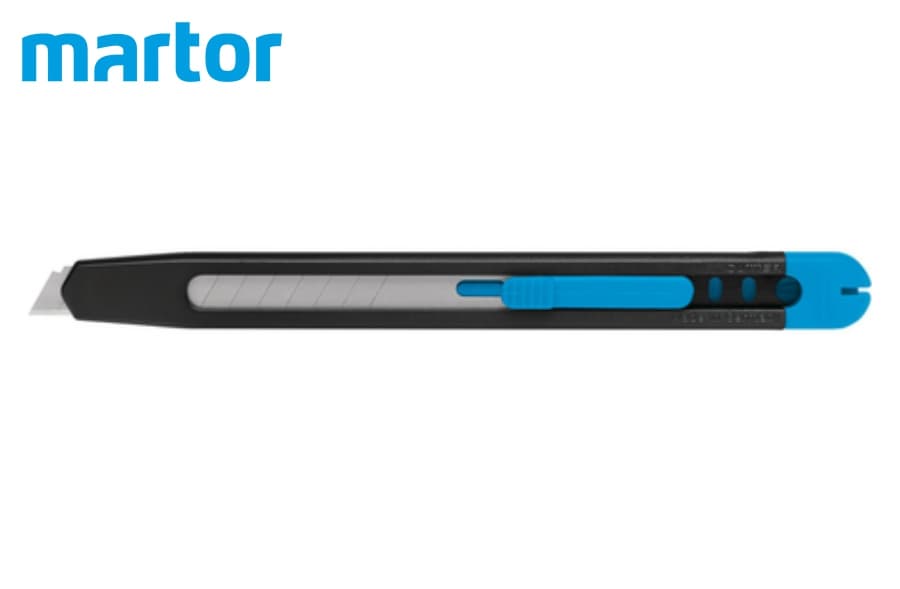 Классический канцелярский нож Martor ARGENTAX CUTTEX 9 MM сегментированное лезвие № 76 46100.02