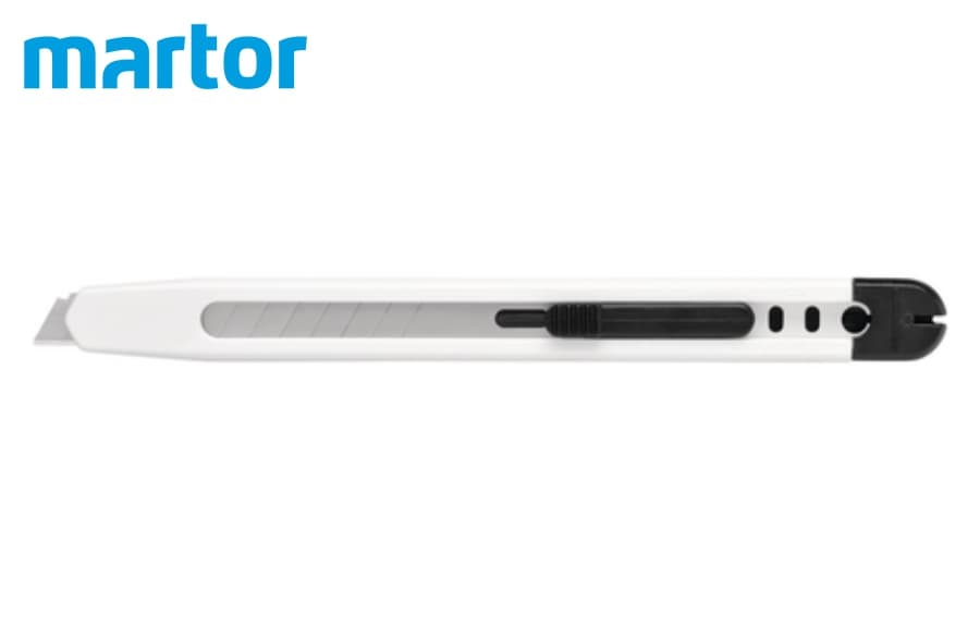 Классический канцелярский нож Martor ARGENTAX CUTTEX 9 MM сегментированное лезвие № 76
