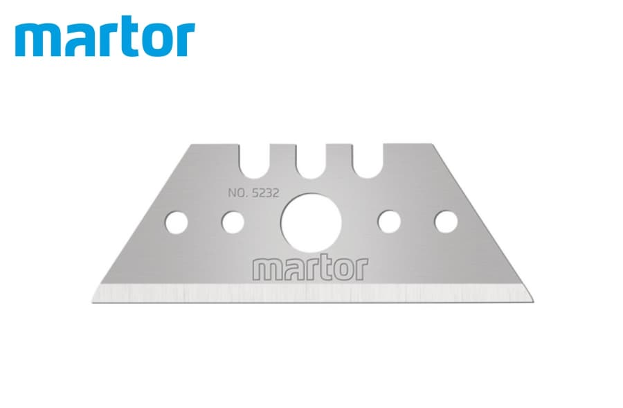 Трапециевидное лезвие Martor № 5232 (упак. 10 шт) сталь
