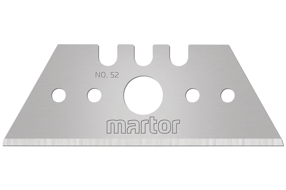 Трапециевидное лезвие Martor № 52 (упак. 10 шт) сталь