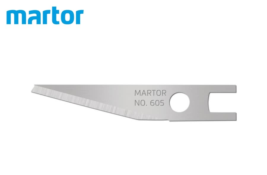 Лезвие для графических работ Martor № 605 (упак. 10 шт) сталь 605.50