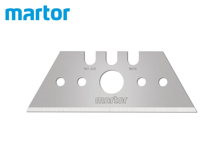 Трапециевидное лезвие Martor № 610 (упак. 10 шт) сталь
