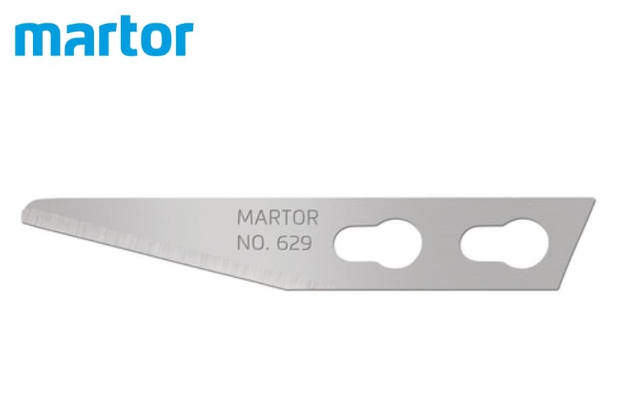Лезвие для графических работ Martor № 629 (упак. 10 шт) сталь 629.50