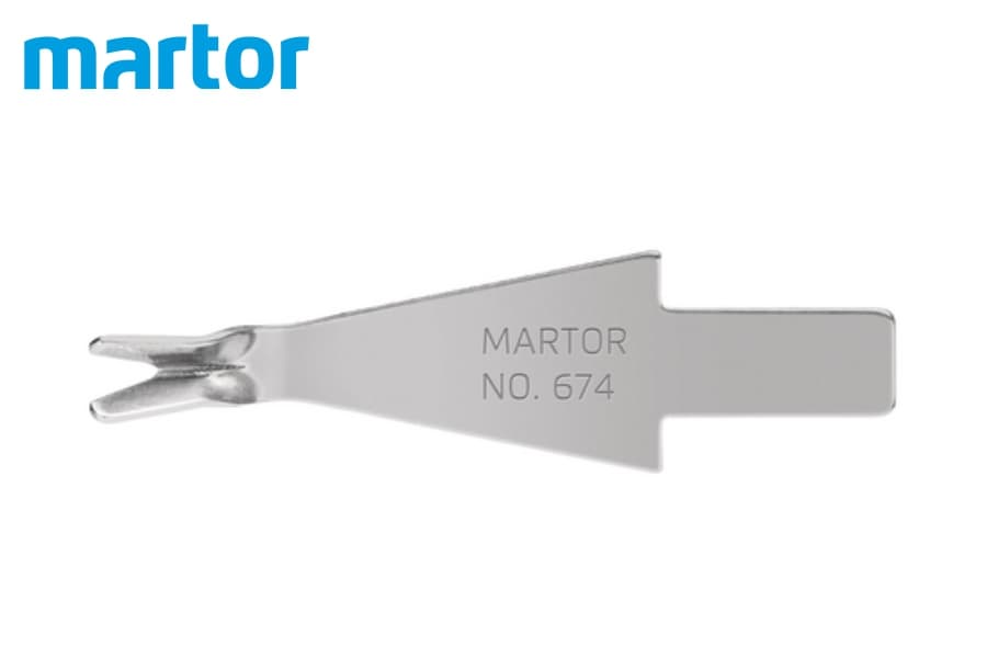 Триммерное лезвие Martor № 67 (упак. 10 шт) нержавеющая сталь 674.50