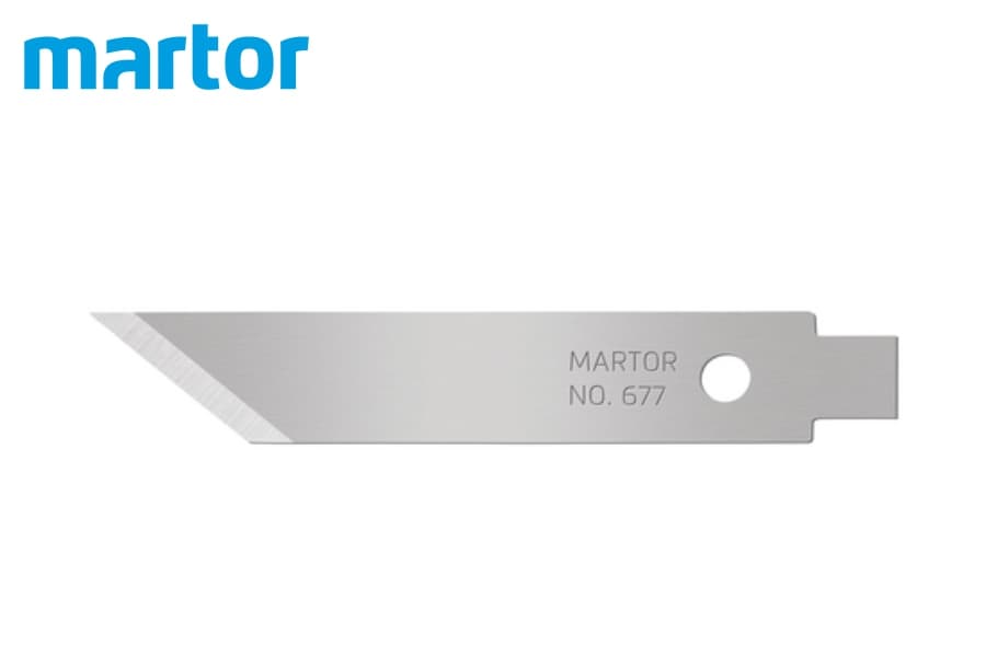 Лезвие для графических работ Martor № 677 (упак.10 шт) сталь 677.50