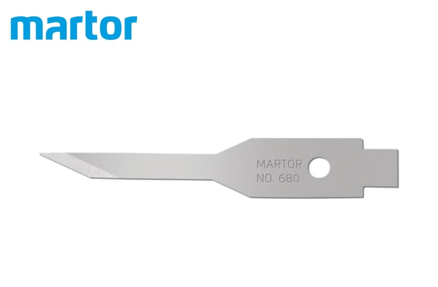 Лезвие для графических работ Martor № 680 (упак. 10 шт) сталь 680.50