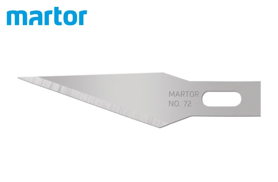Лезвие для графических работ Martor № 72 (упак. 10 шт) сталь 72.50