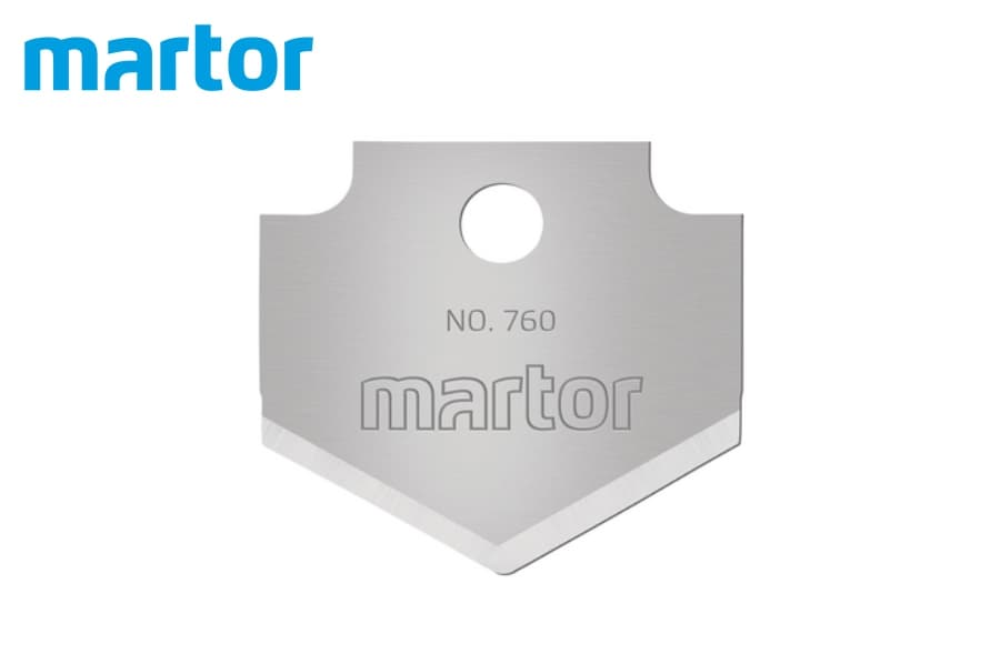 Заостренное лезвие Martor № 760 (упак. 10 шт) сталь 760.50