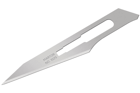 Скальпельное лезвие Martor № 1025 (упак. 10 шт) сталь 1025.50