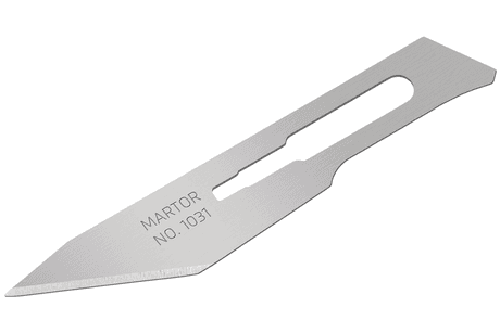 Скальпельное лезвие Martor № 1031 (упак. 10 шт) сталь 1031.50