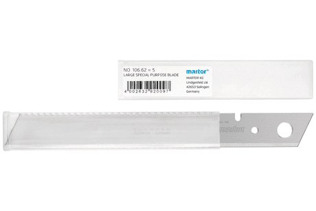 Большое специальное лезвие Martor № 106 (упак. 5 шт) сталь 106.62