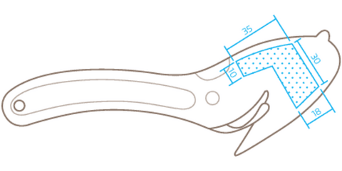 Безопасный нож Martor SECUMAX EASYSAFE промышленное лезвие № 45 6,6 мм 121001.02