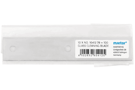 Лезвие для чистки стекла Martor № 16412 (упак. 10 шт) сталь 16412.78