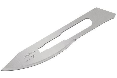 Скальпельное лезвие Martor № 23 (упак. 10 шт) сталь 23.50