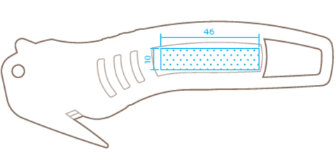 Безопасный нож SECUMAX 320 промышленное лезвие № 92043 4 мм 32000110.02