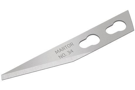 Лезвие для графических работ Martor № 34 (упак. 10 шт) сталь 34.50