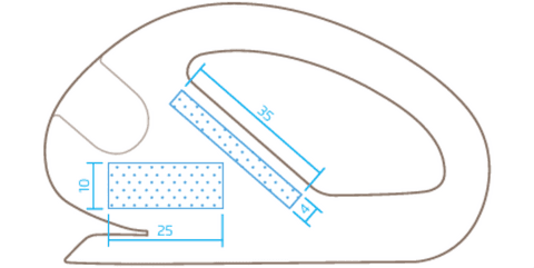 Безопасный нож Martor SECUMAX SNITTY промышленное лезвие № 37020 1,9 мм 43037.02
