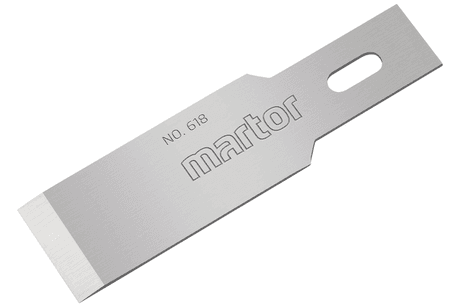 Лезвие в форме зубила Martor № 618 (упак. 10 шт) сталь 618.50