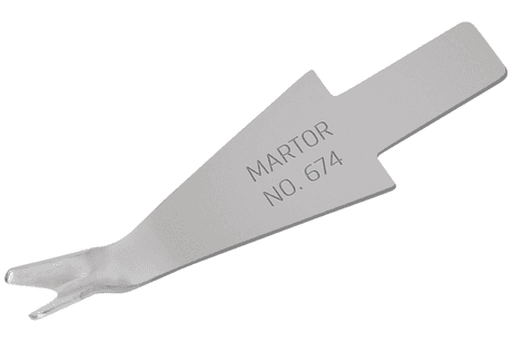 Триммерное лезвие Martor № 67 (упак. 10 шт) нержавеющая сталь 674.50