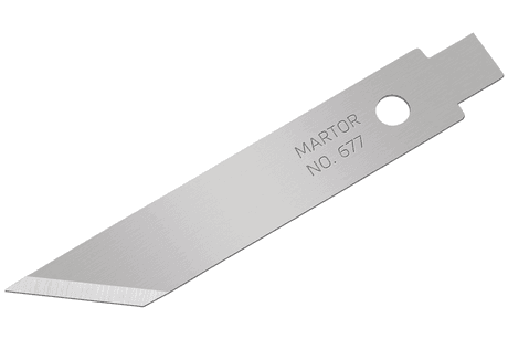 Лезвие для графических работ Martor № 677 (упак.10 шт) сталь 677.50
