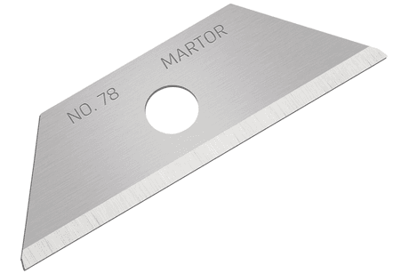 Трапециевидное лезвие Martor № 78 (упак. 10 шт) сталь 78.50